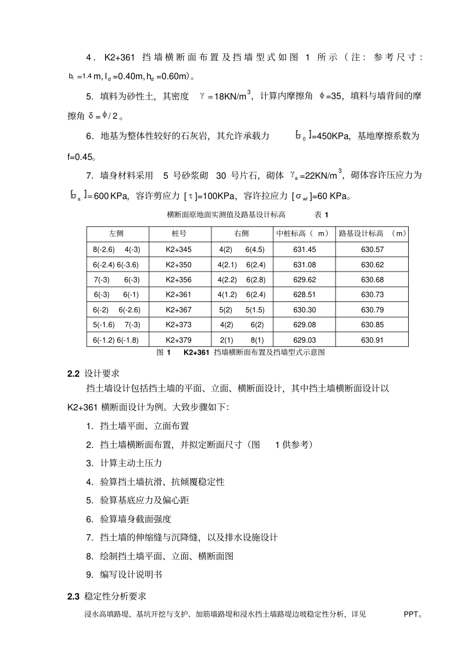 路基路面工程课程设计指导书-精选资料_第2页