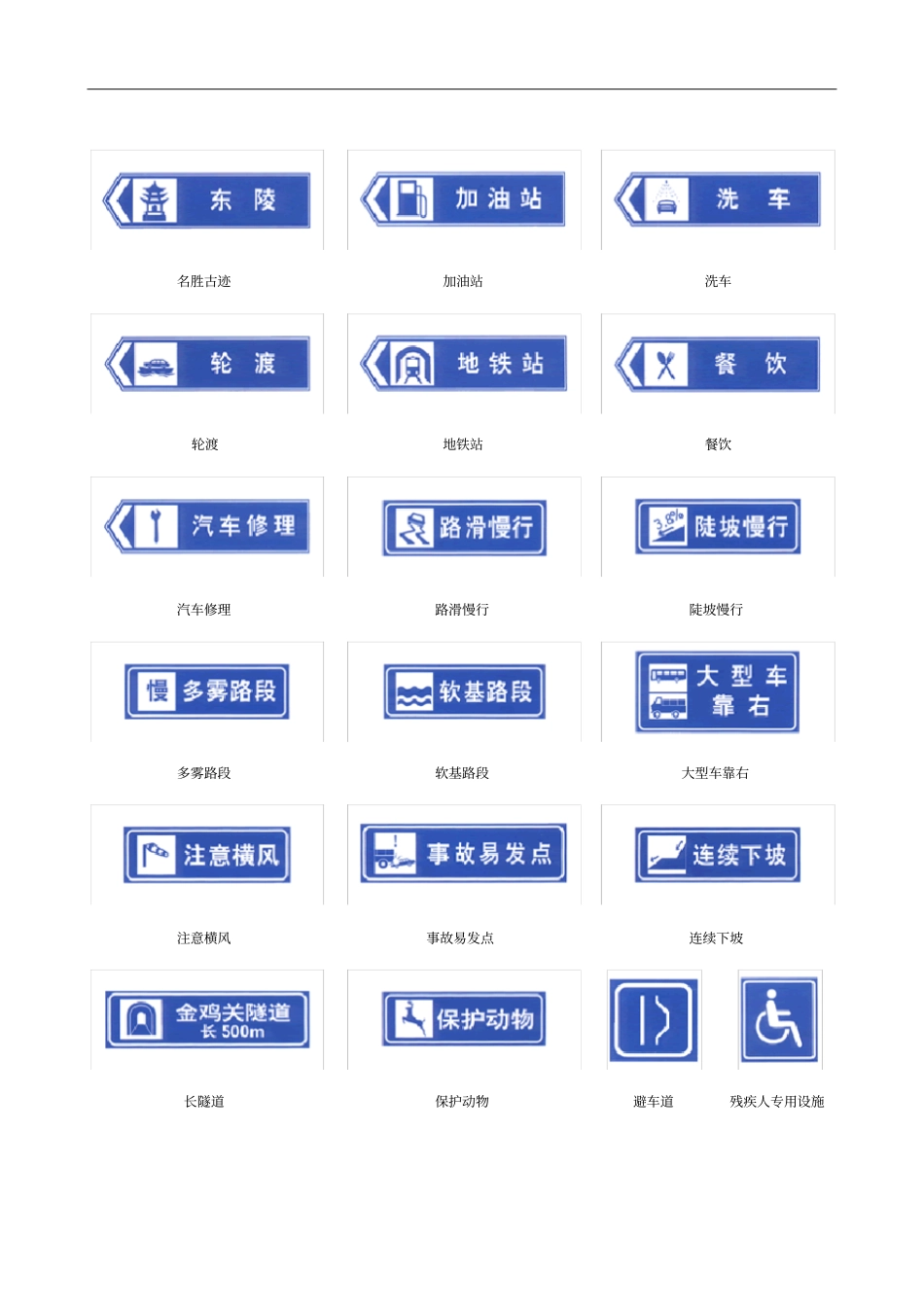 路标路牌标志_第2页