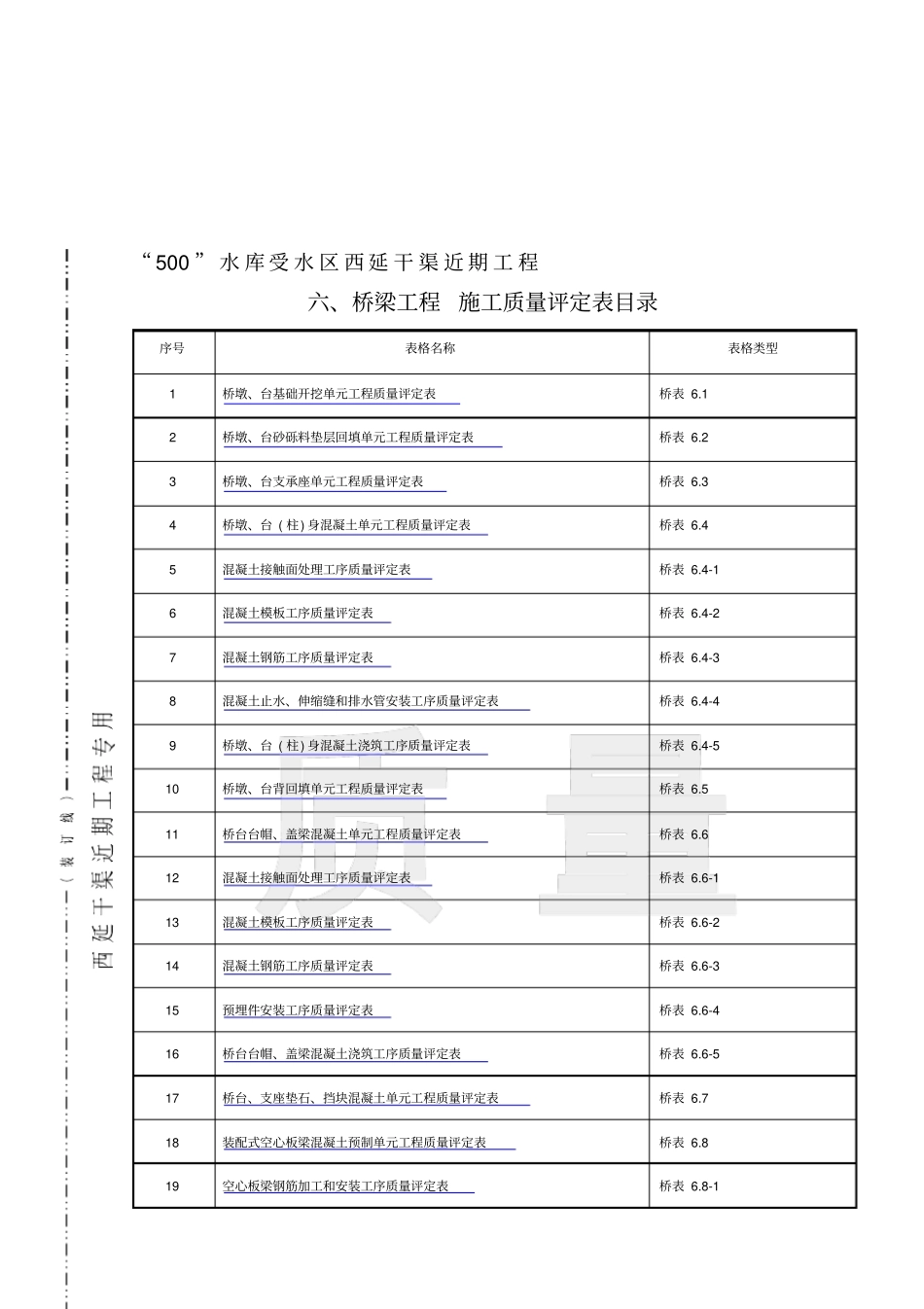 路桥工程质量评定表14_第1页