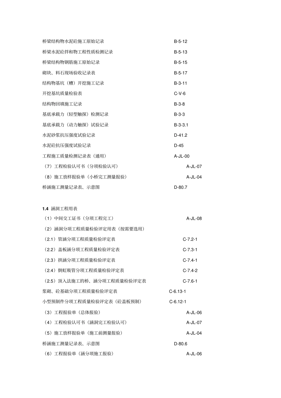 路桥工程竣工资料所需材料_第3页