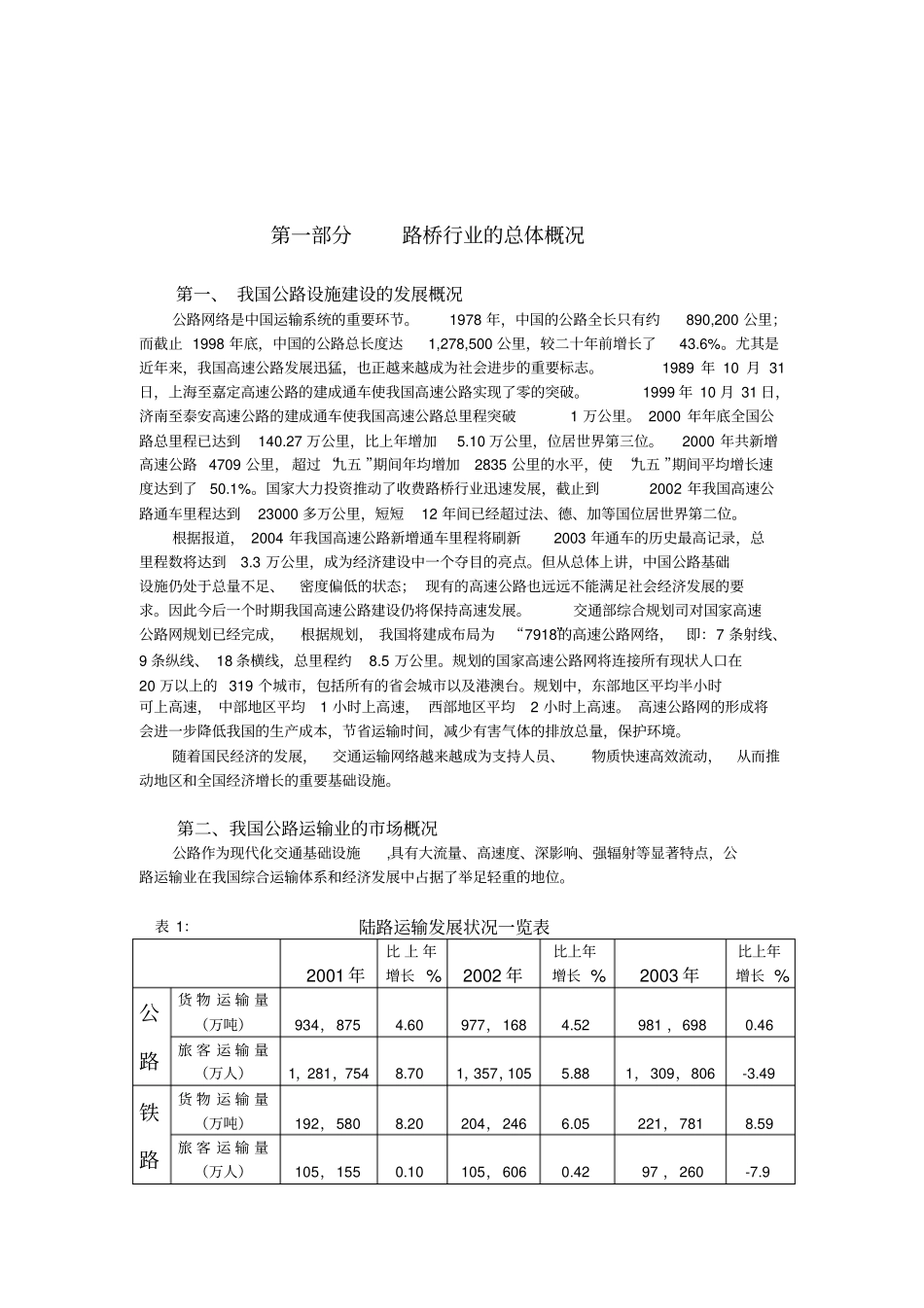 路桥行业上公司分析报告_第2页