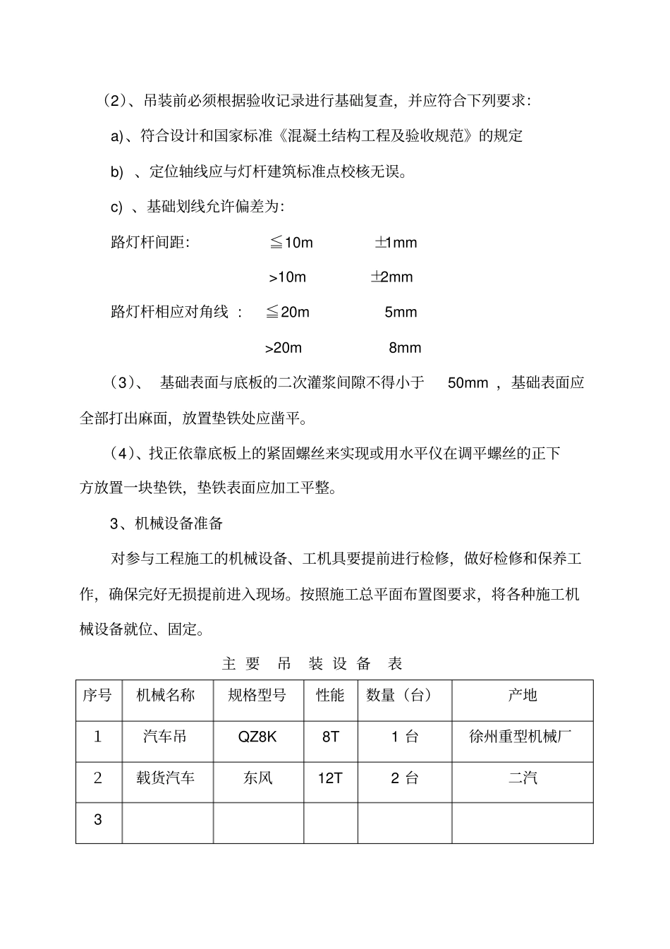 路灯杆吊装方案_第3页