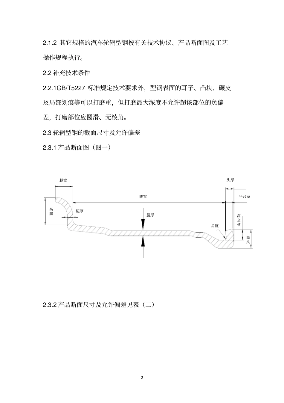 轧制汽车轮辋型钢工艺操作规范_第3页