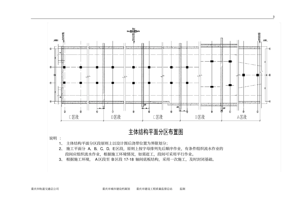 轨道交通车站底板混凝土浇筑工程技术交底记录_第3页