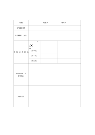 转陀螺试验记录表