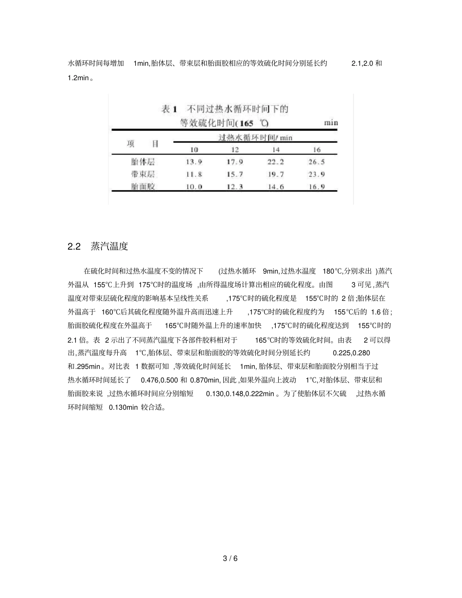 轮胎硫化工艺条件的优化_第3页