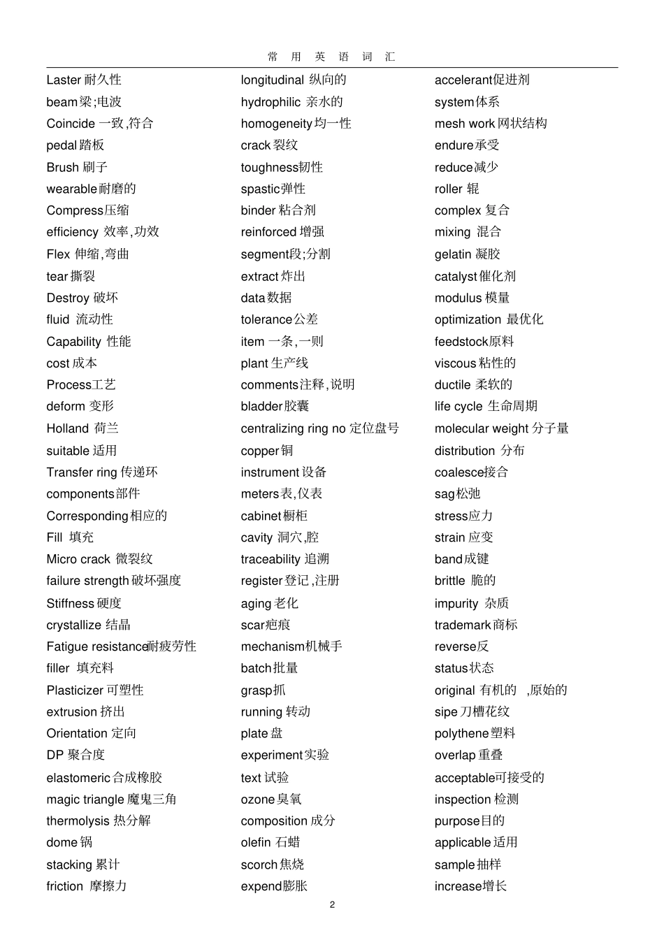 轮胎英语词汇分析_第2页