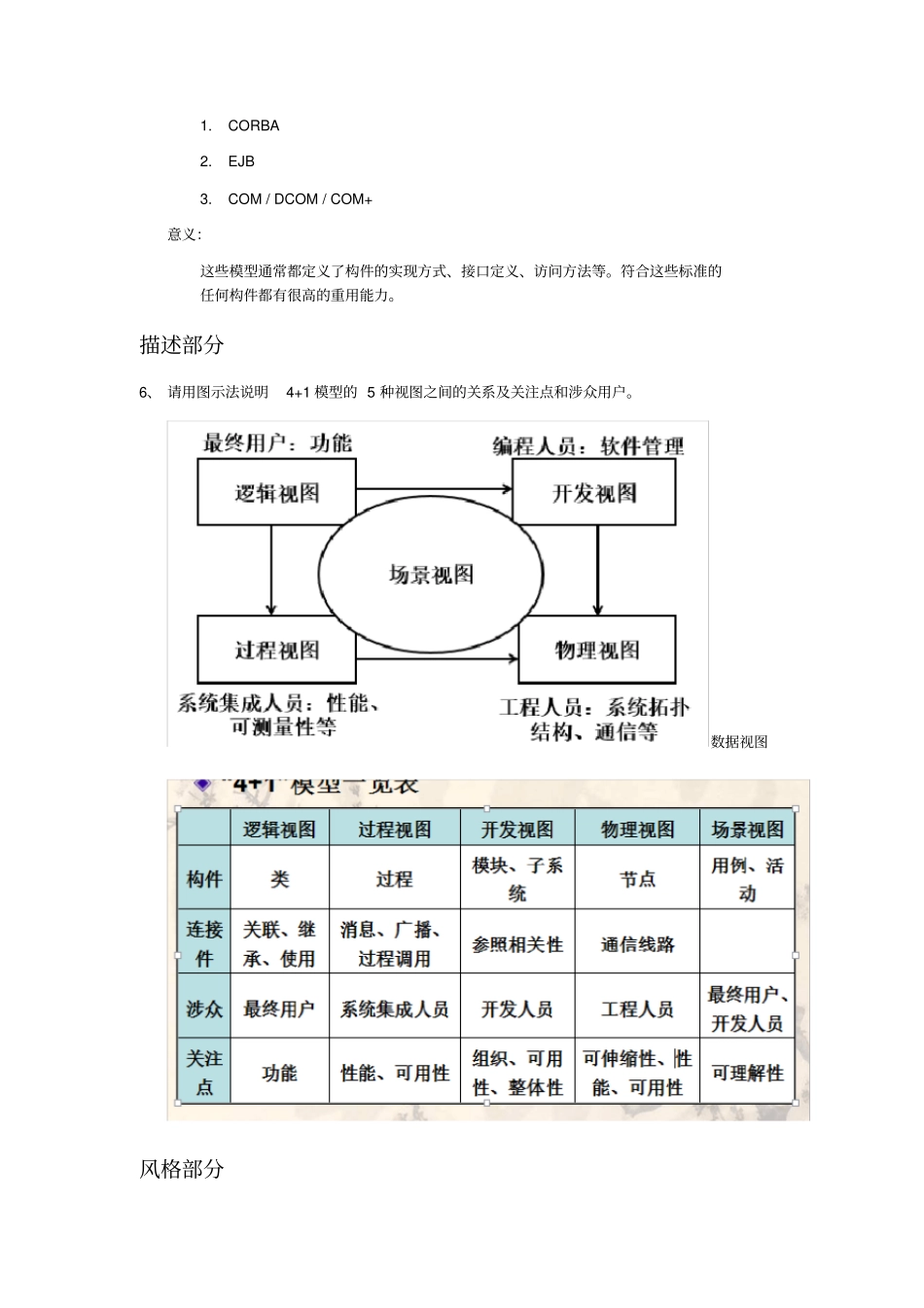 软件体系结构复习题及答案_第2页