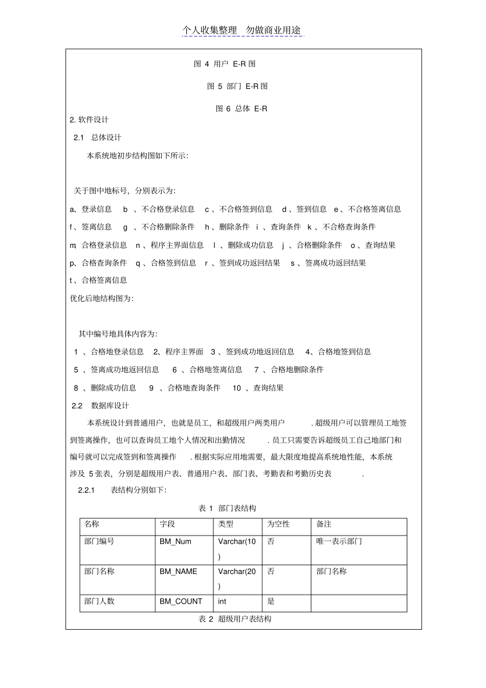 软件工程综合试验考勤管理完整_第3页