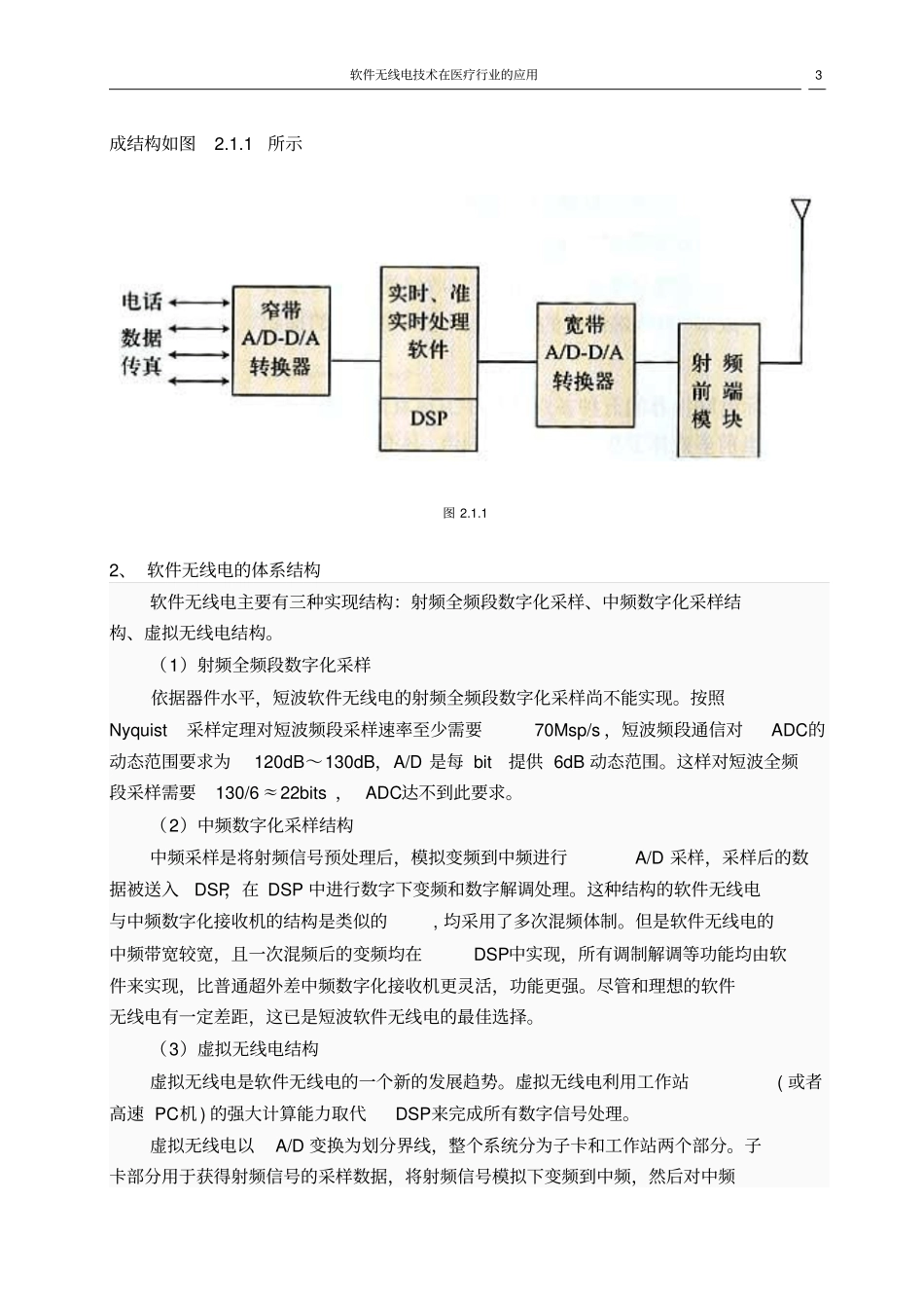 软件无线电技术在医疗行业的应用-正文资料_第3页