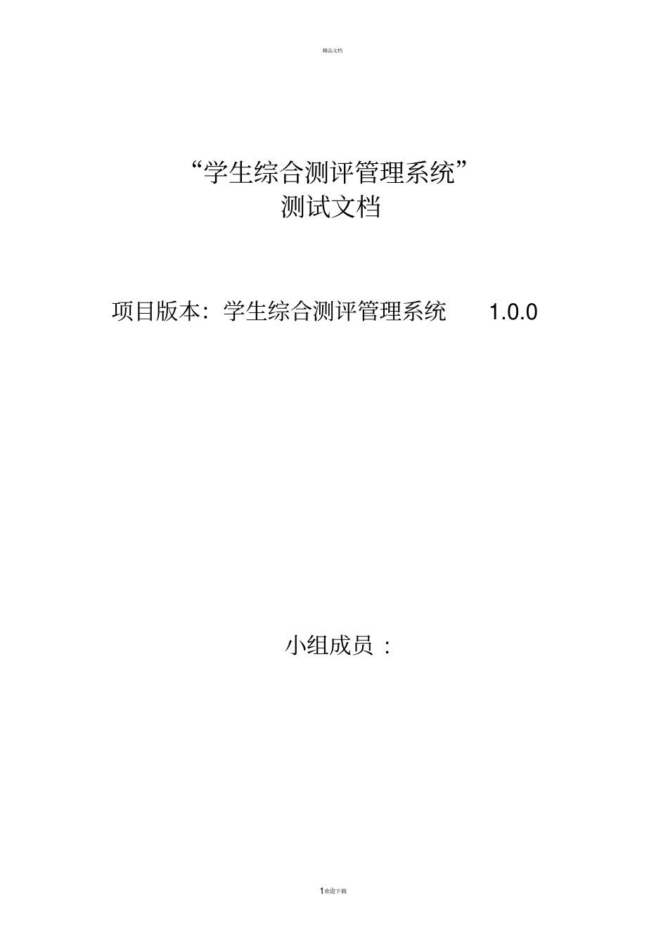 软件测试-测试报告_第1页