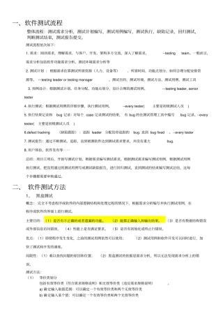 软件测试总结汇总