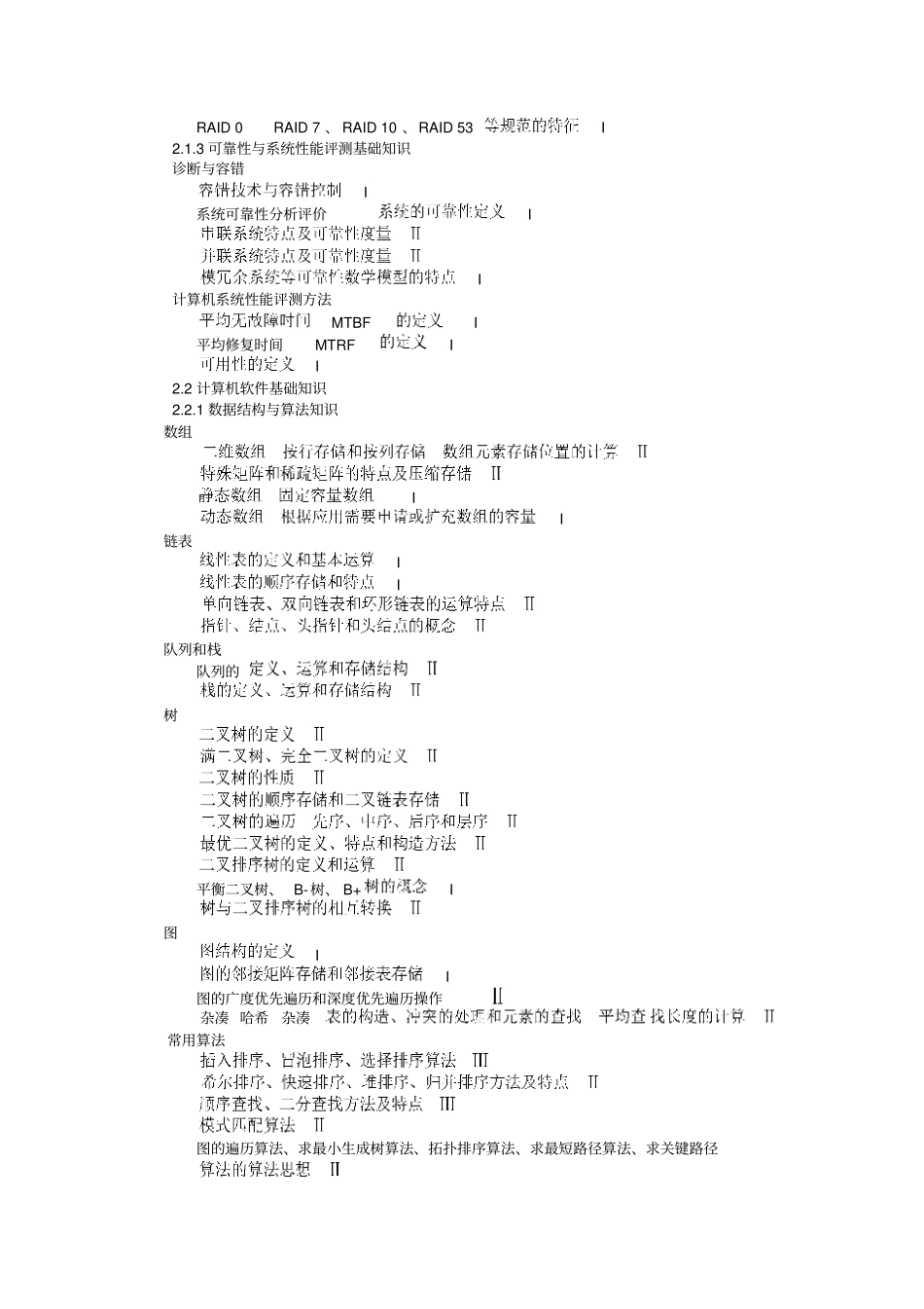 软件设计师考试大纲2015讲解_第2页