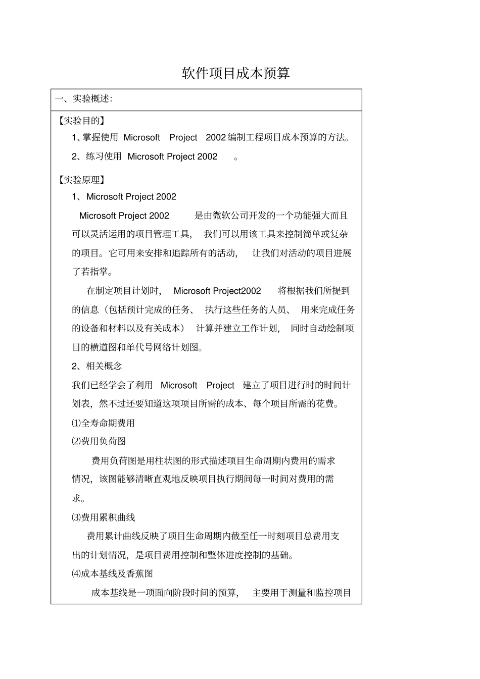 软件项目成本预算_第1页