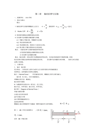 轴向拉伸与压缩