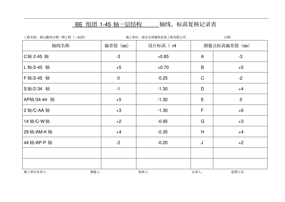 轴线、标高复核记录_第3页