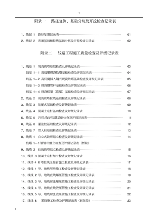 输电线路工程施工验收表格四川电力公司__xxxx3