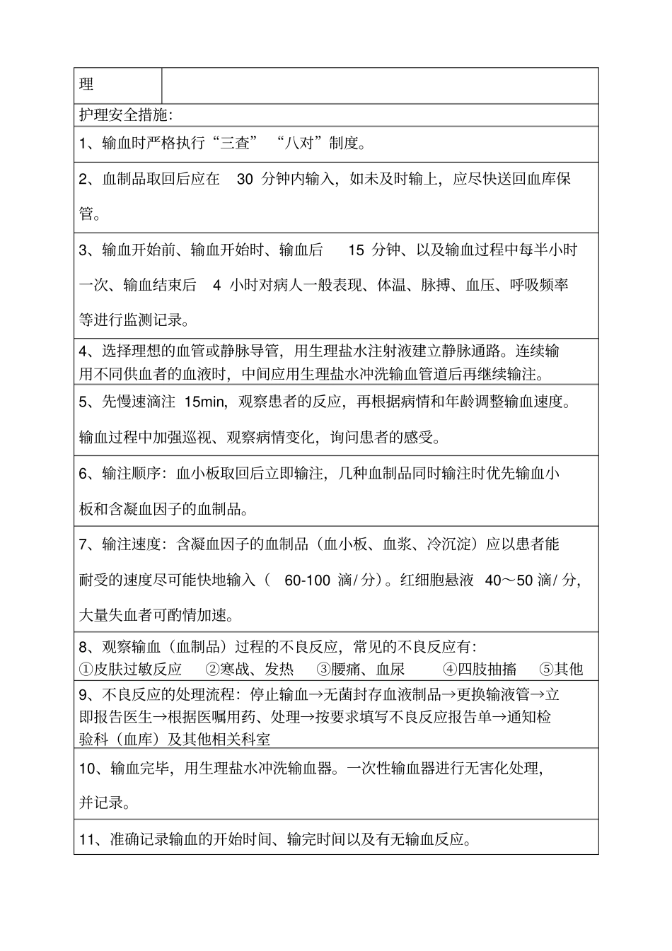 输血安全护理记录单_第3页