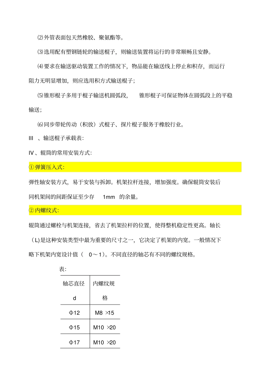 输送辊筒选型_第2页