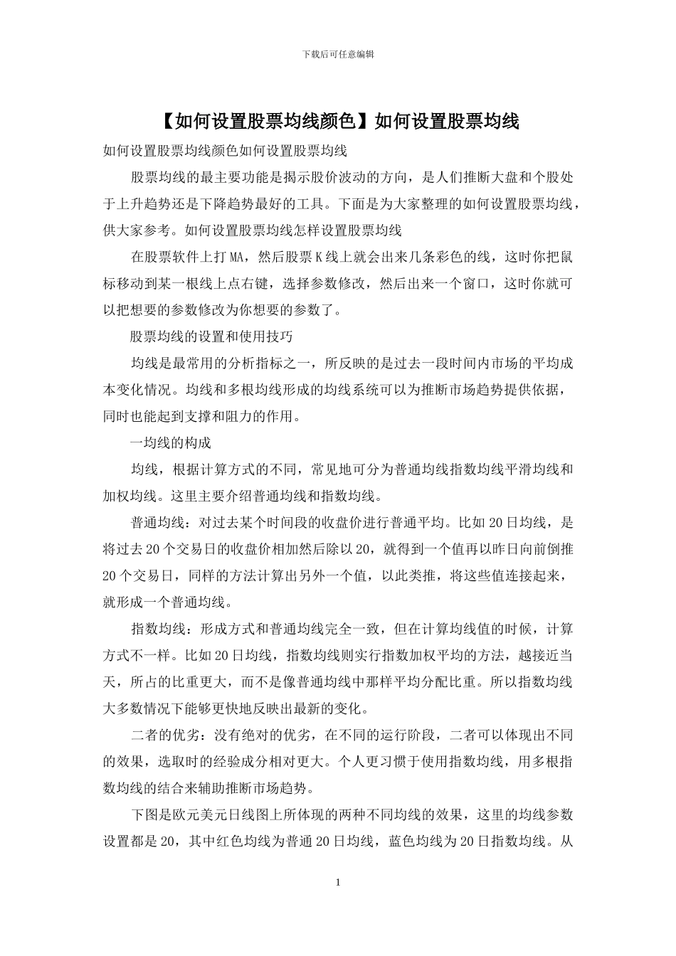 如何设置股票均线_第1页