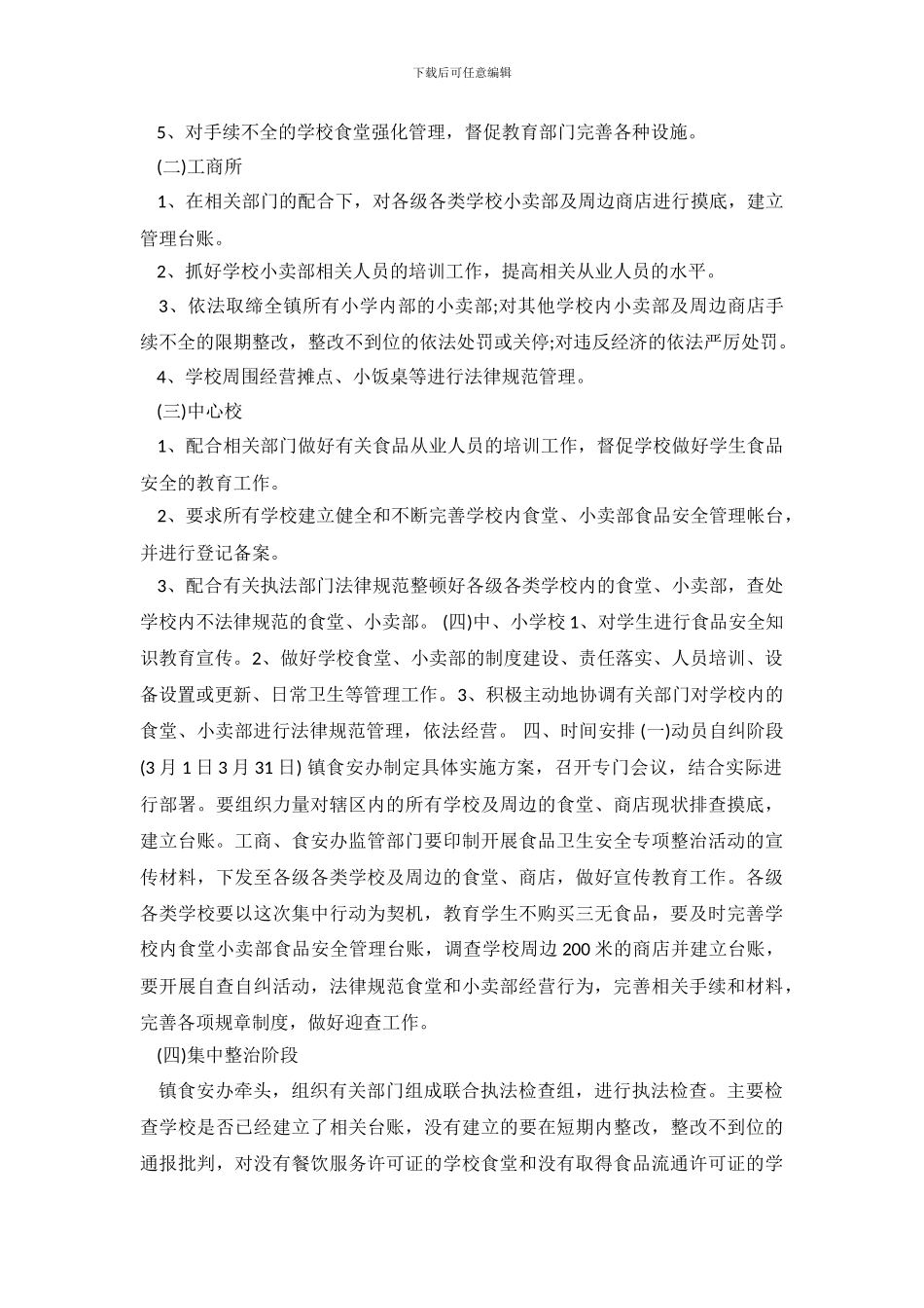 学校食品安全自查报告范文_第3页