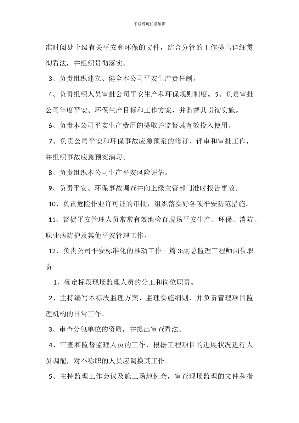 安全副总岗位职责_第2页