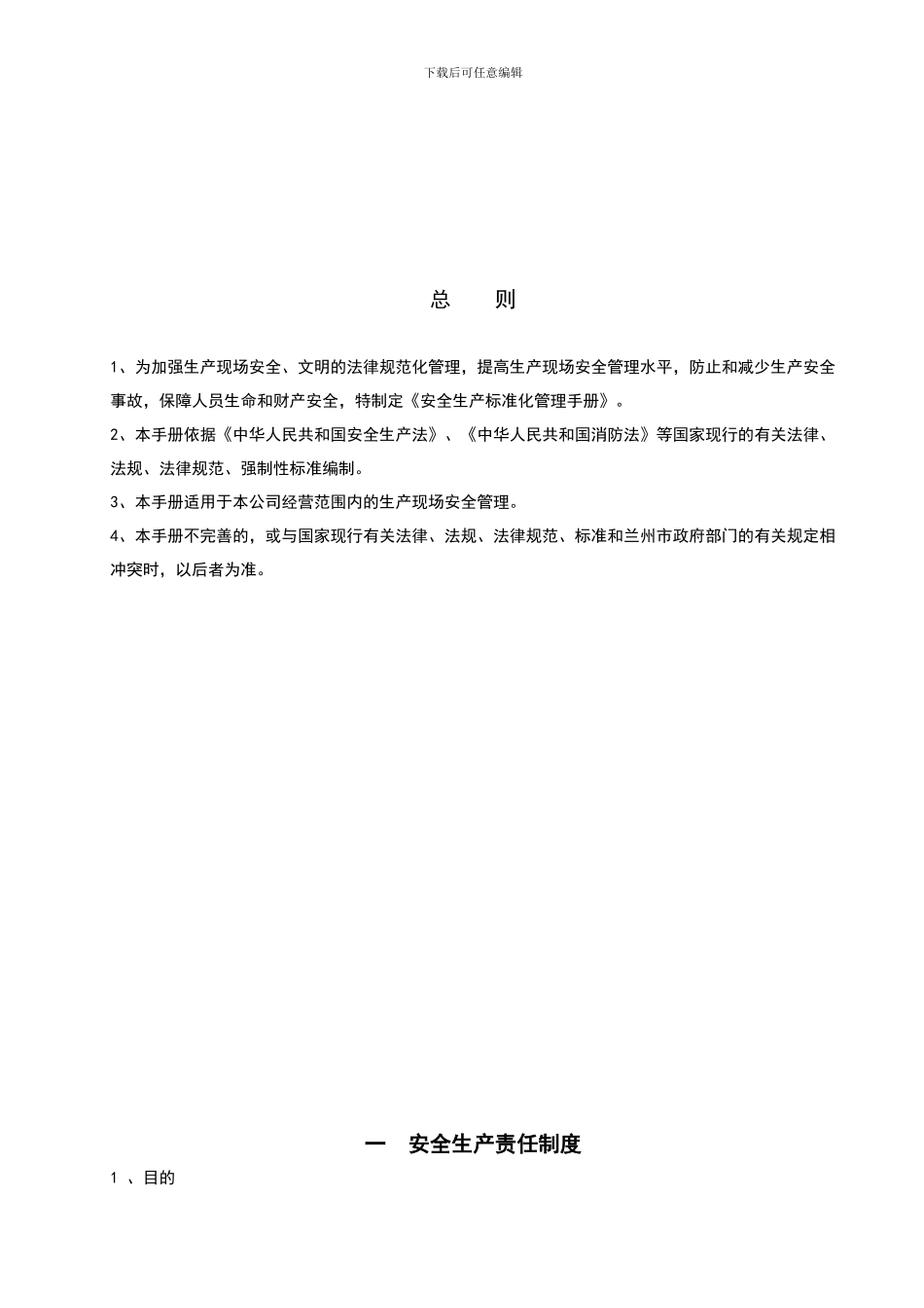 安全生产标准化管理手册(初稿)_第3页