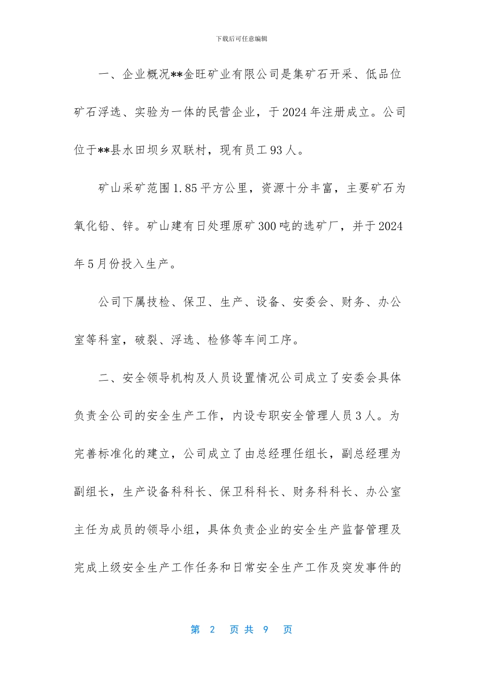 安全生产标准化自评表-_第2页