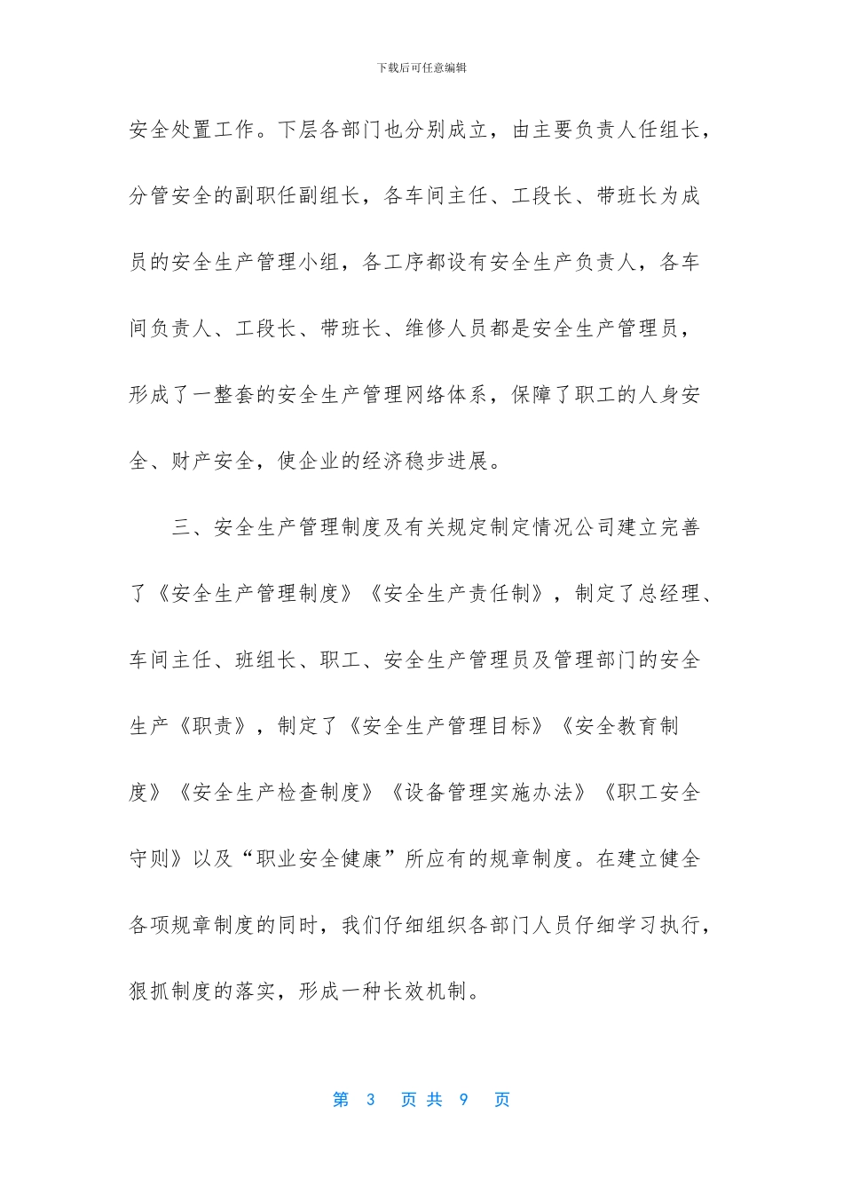 安全生产标准化自评表-_第3页