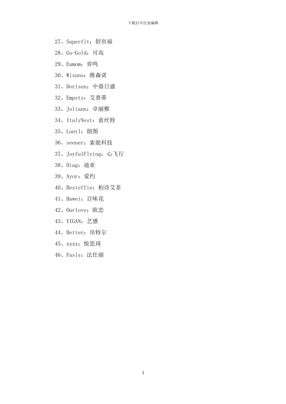 寓意好的公司名字英文_第3页