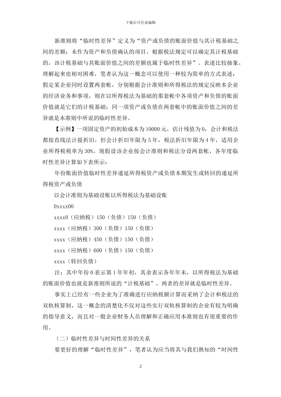 对所得税会计改革的思考_第2页