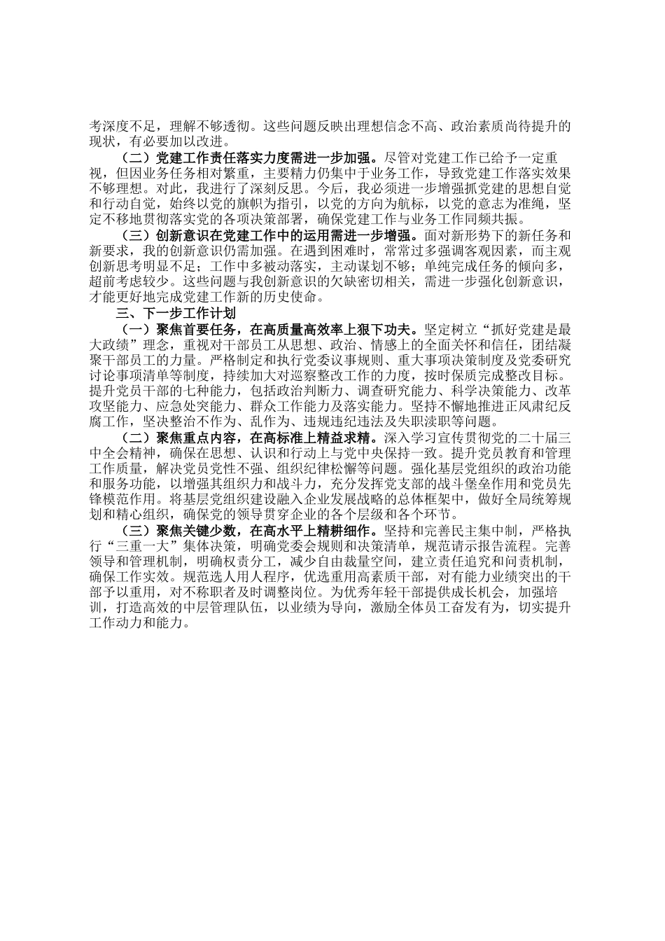 党委书记2024年基层党建工作述职报告_第2页