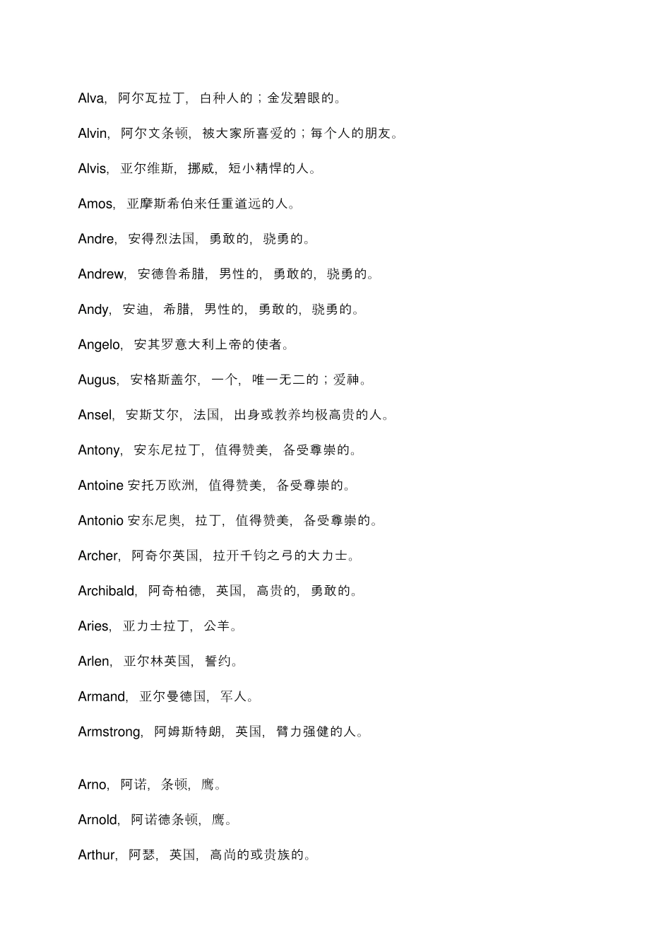 最新外国人名大全外国人名大全_第2页