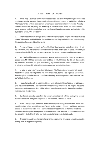 最新大学英语综合教程第二册第二六单元原文及翻译