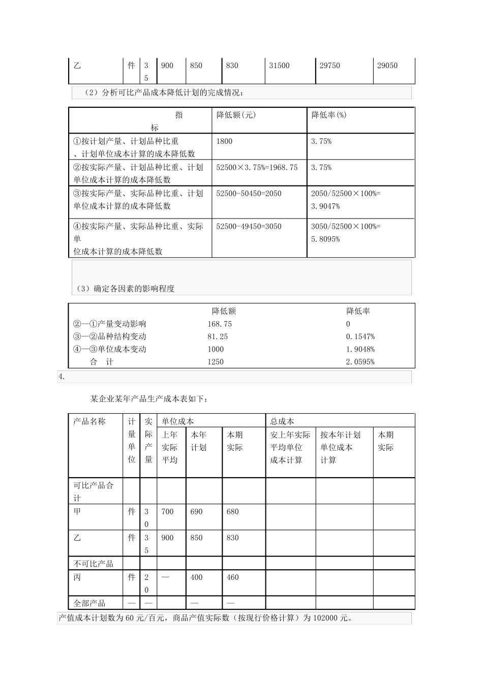 最新成本会计形考任务6答案_第3页