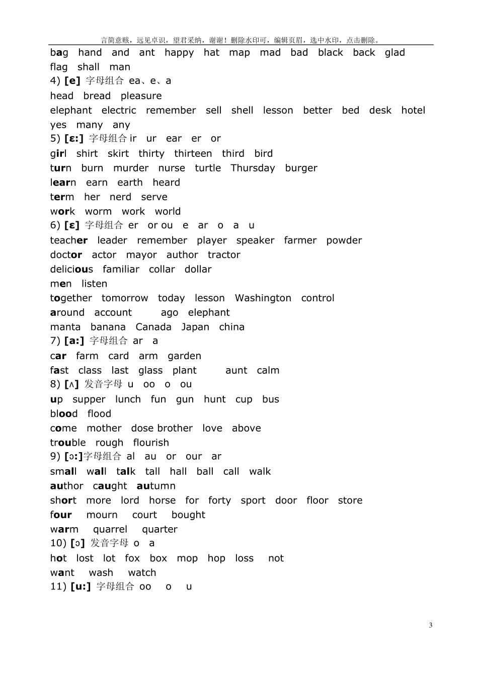 最新最全国际音标发音表_第3页