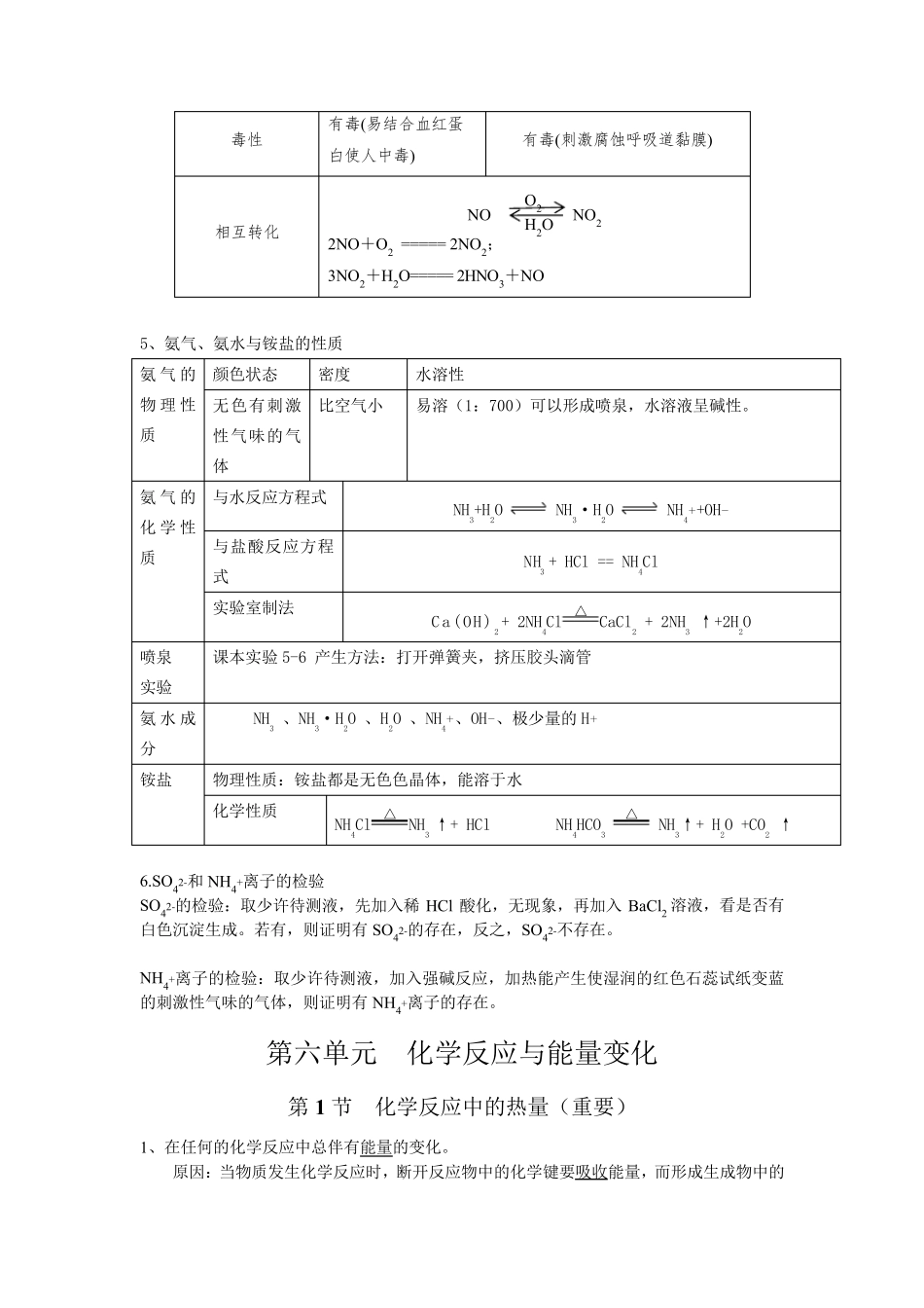最新版人教版化学必修二56章知识点_第3页