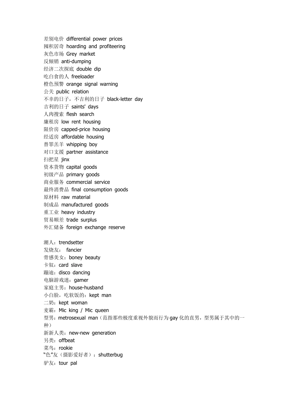 最新网络流行语英语翻译_第3页