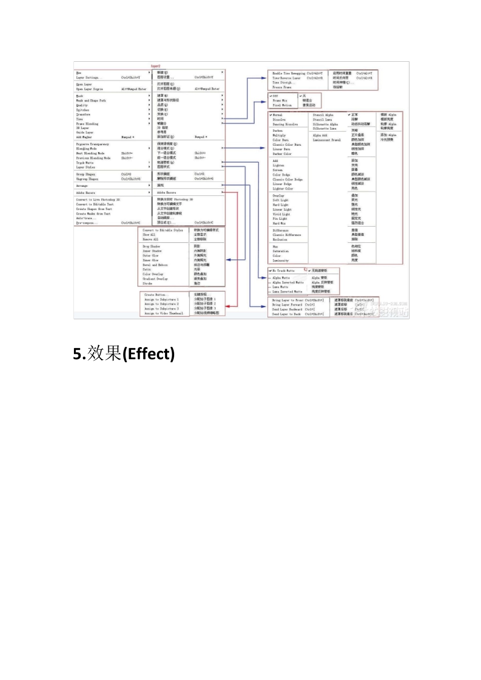 最牛最完整的AE中英文对照表_第3页