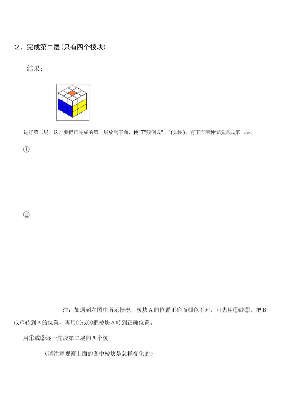 最简单的魔方解法_第2页
