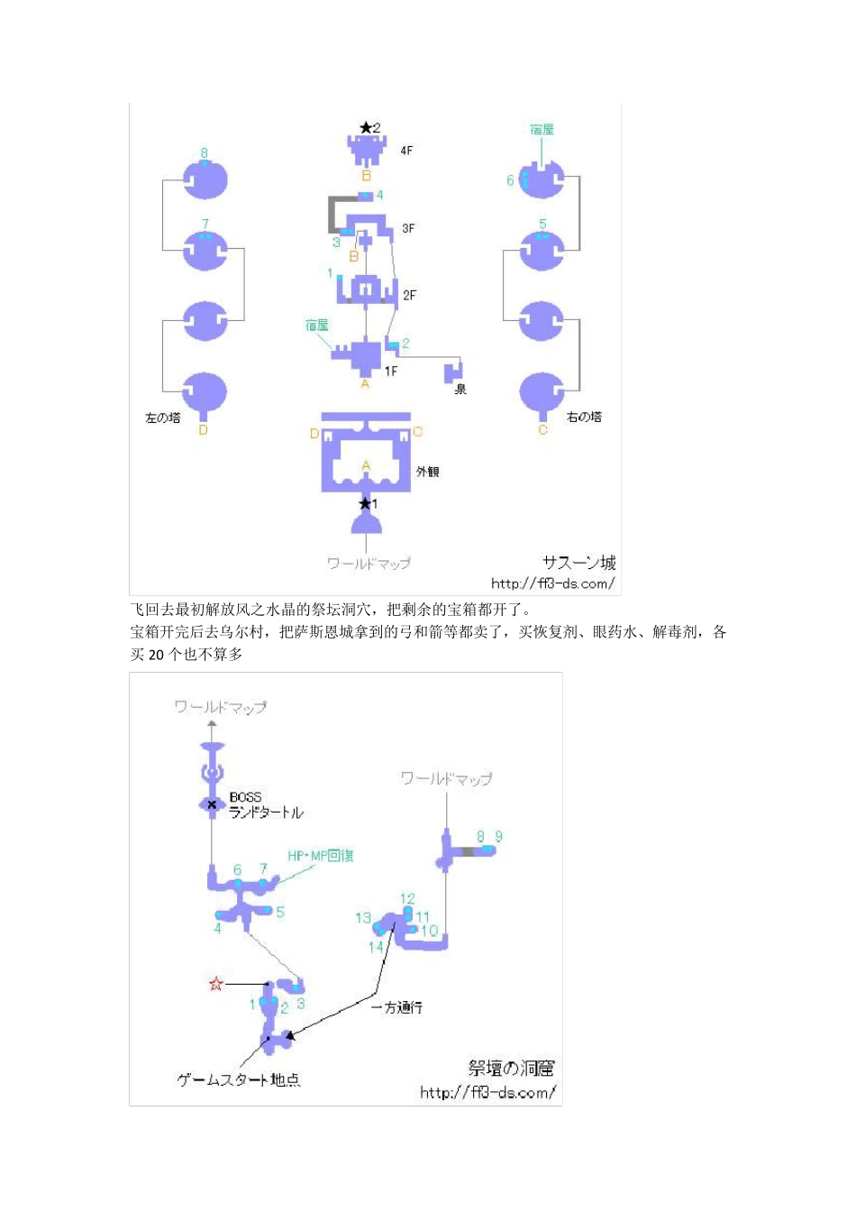 最终幻想3图文攻略附带地图_第3页