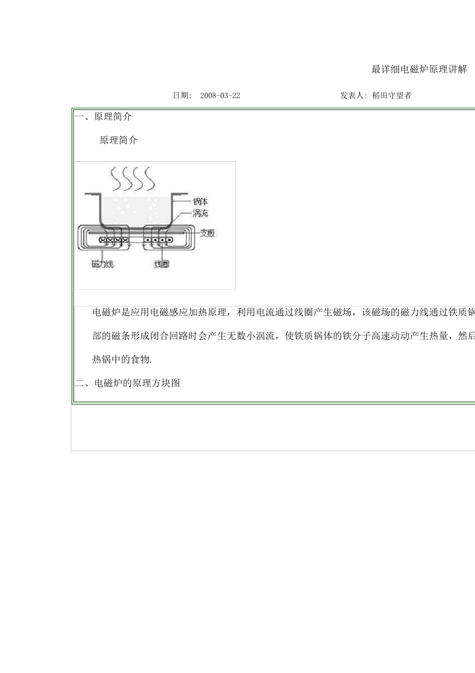 最详细电磁炉原理讲解_第1页