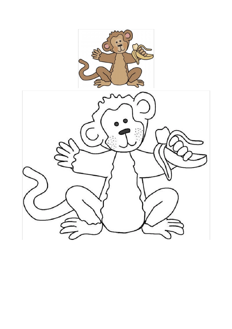 最适合幼儿画画涂色的可爱图片(带彩色样图)直接打印_第3页