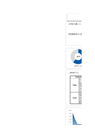 最高逼格人力资源数据看板人事信息看板