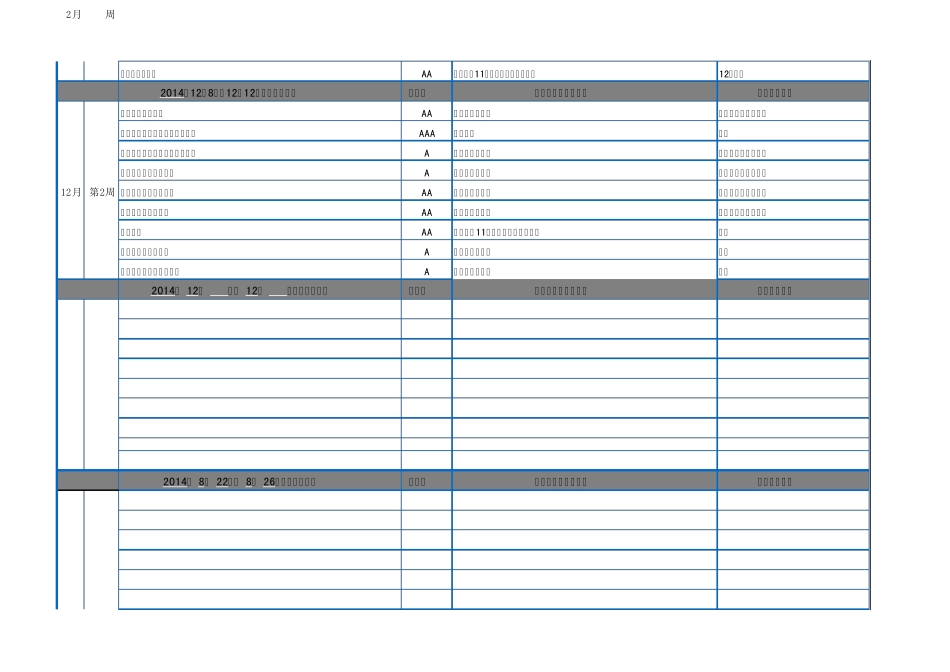 月度工作计划及季度关键行动推进计划表_第2页