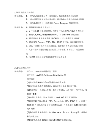 有关计算机行业__职业要求