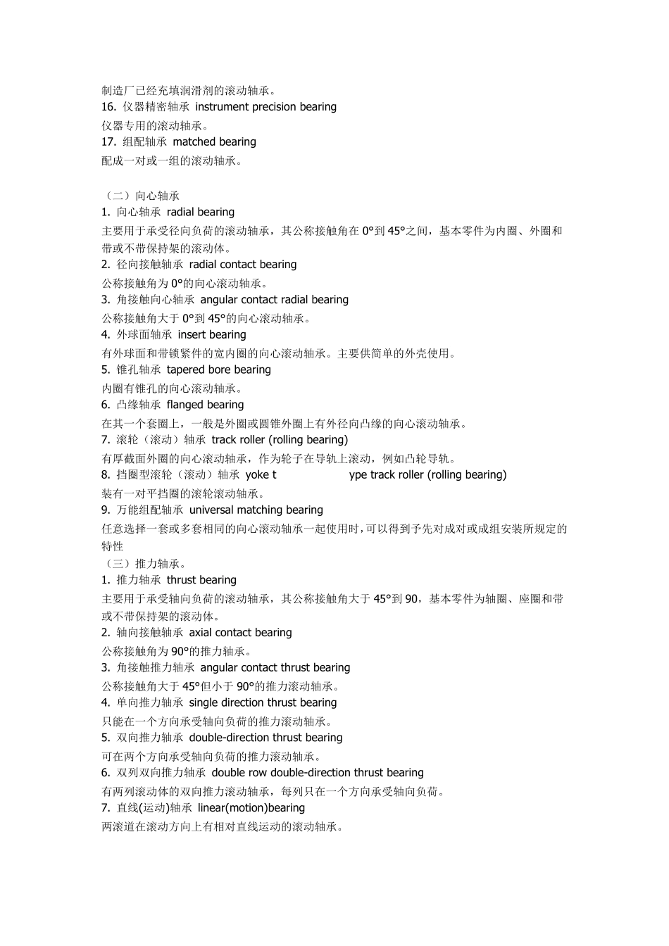有关轴承的一些英文专业术语_第2页