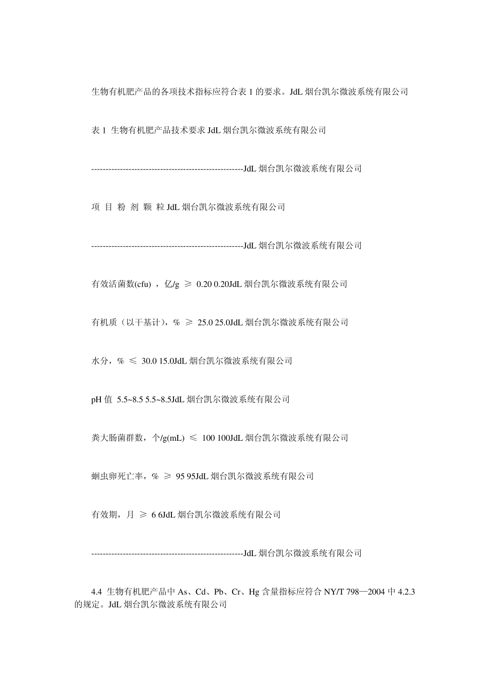 有机肥生产标准_第3页