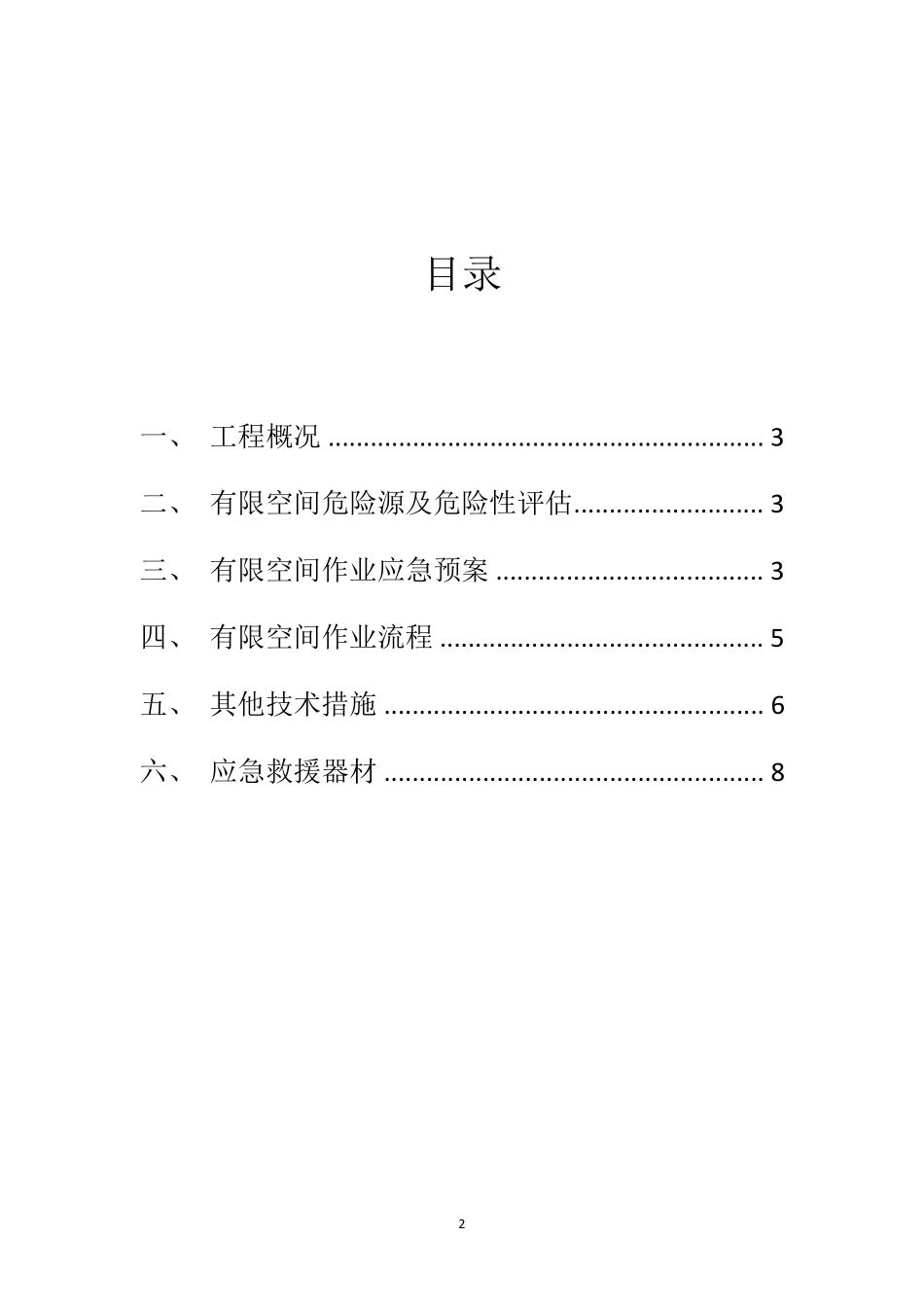有限空间专项施工方案_第2页