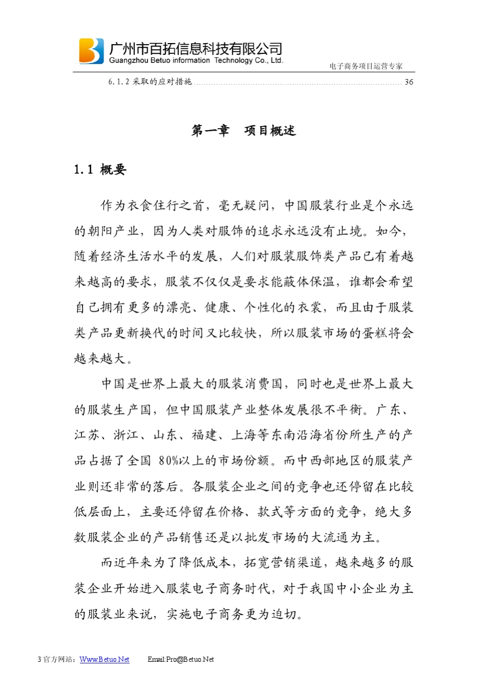 服装电子商务平台可行性分析报告_第3页